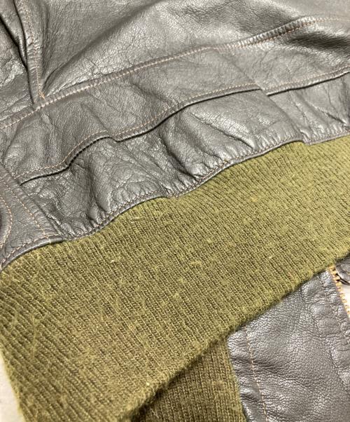 AVIREX（アヴィレックス）AVIREX (アヴィレックス) G-2 レザージャケット ブラウン サイズ:38の古着・服飾アイテム