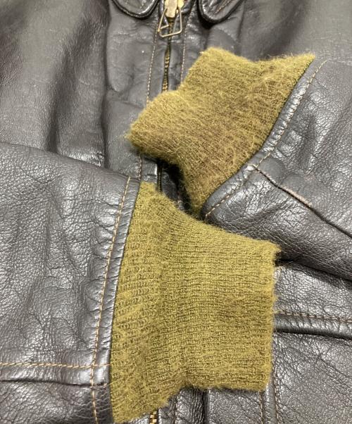 AVIREX（アヴィレックス）AVIREX (アヴィレックス) G-2 レザージャケット ブラウン サイズ:38の古着・服飾アイテム