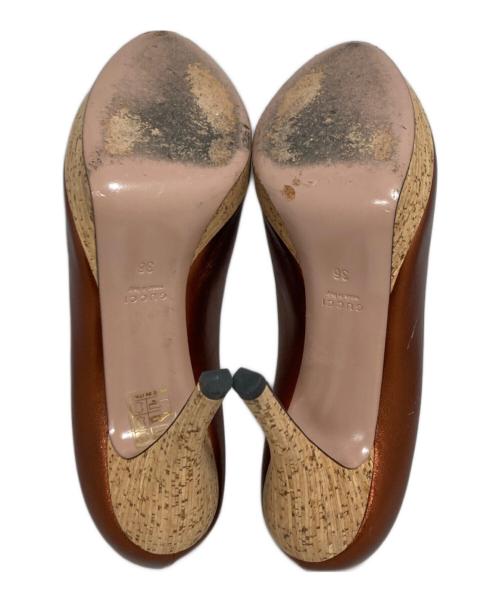 GUCCI（グッチ）GUCCI (グッチ) サンダル ブラウン サイズ:36の古着・服飾アイテム