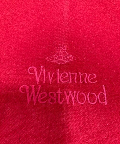 Vivienne Westwood（ヴィヴィアンウエストウッド）Vivienne Westwood (ヴィヴィアンウエストウッド) マフラー レッドの古着・服飾アイテム