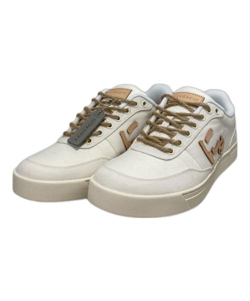 Sangacio（サンガッチョ）SANGACIO (サンガッチョ) ローカットスニーカー ホワイト サイズ:26.5の古着・服飾アイテム