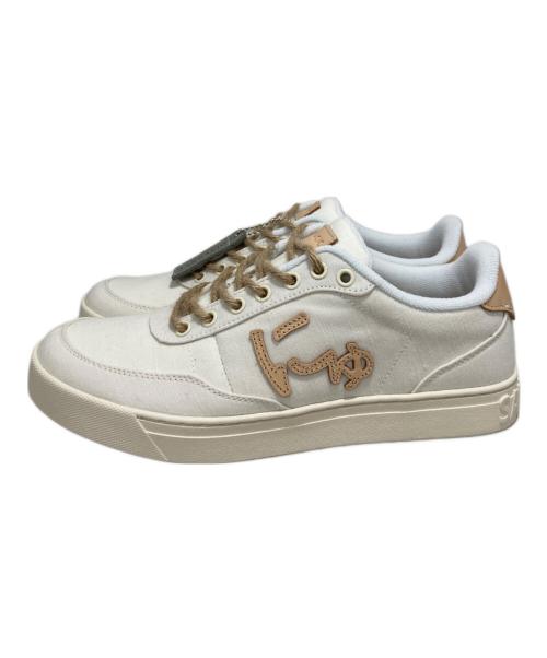 Sangacio（サンガッチョ）SANGACIO (サンガッチョ) ローカットスニーカー ホワイト サイズ:26.5の古着・服飾アイテム