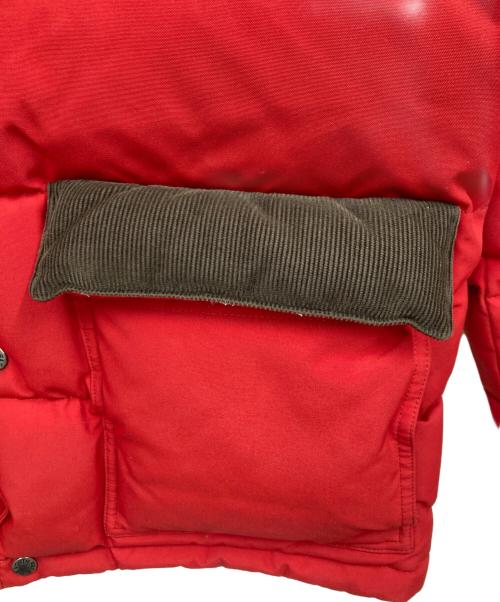 THE NORTH FACE（ザ ノース フェイス）THE NORTH FACE eYe COMME des GARCONS JUNYAWATANABE MAN (アイ コム デ ギャルソン ジュンヤ ワタナベ マン) エルボーパッチダウンジャケット レッド サイズ:Lの古着・服飾アイテム