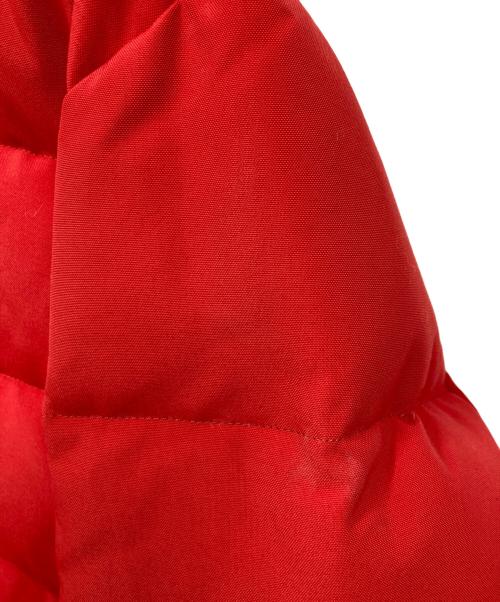 THE NORTH FACE（ザ ノース フェイス）THE NORTH FACE eYe COMME des GARCONS JUNYAWATANABE MAN (アイ コム デ ギャルソン ジュンヤ ワタナベ マン) エルボーパッチダウンジャケット レッド サイズ:Lの古着・服飾アイテム