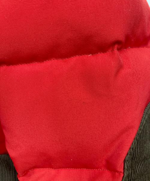 THE NORTH FACE（ザ ノース フェイス）THE NORTH FACE eYe COMME des GARCONS JUNYAWATANABE MAN (アイ コム デ ギャルソン ジュンヤ ワタナベ マン) エルボーパッチダウンジャケット レッド サイズ:Lの古着・服飾アイテム