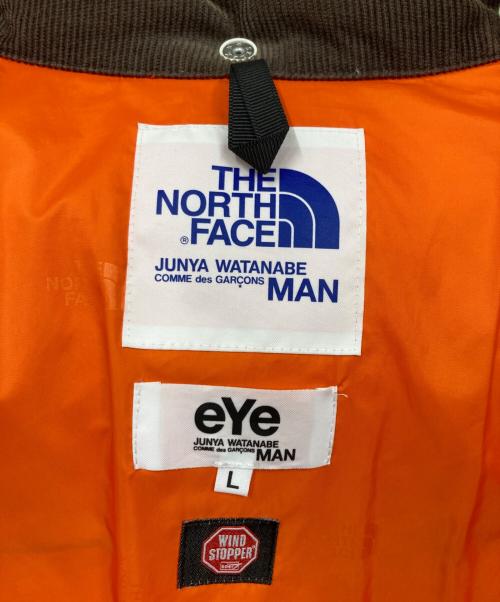 THE NORTH FACE（ザ ノース フェイス）THE NORTH FACE eYe COMME des GARCONS JUNYAWATANABE MAN (アイ コム デ ギャルソン ジュンヤ ワタナベ マン) エルボーパッチダウンジャケット レッド サイズ:Lの古着・服飾アイテム