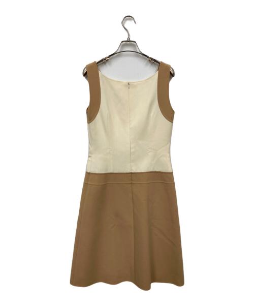 FOXEY（フォクシー）FOXEY (フォクシー) ワンピース ベージュ サイズ:40の古着・服飾アイテム