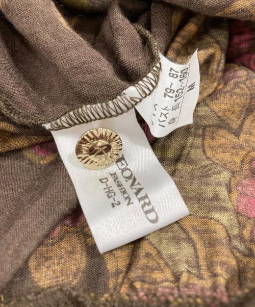 LEONARD（レオナール）LEONARD (レオナール) カットソー ブラウン サイズ:Mの古着・服飾アイテム