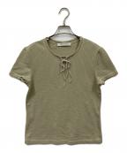 MIU MIUミュウミュウ）の古着「Tシャツ」｜黄緑