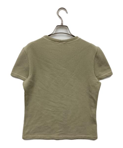 MIU MIU（ミュウミュウ）MIU MIU (ミュウミュウ) Tシャツ 黄緑 サイズ:Mの古着・服飾アイテム