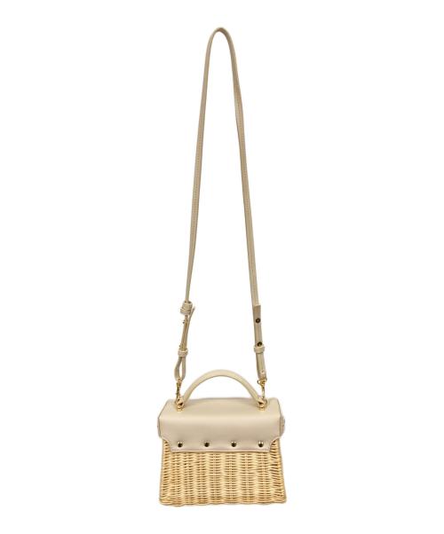 CELFORD（セルフォード）CELFORD (セルフォード) ビジューXスタッズシーズナルバッグ ベージュの古着・服飾アイテム