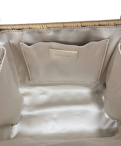 CELFORD（セルフォード）CELFORD (セルフォード) ビジューXスタッズシーズナルバッグ ベージュの古着・服飾アイテム