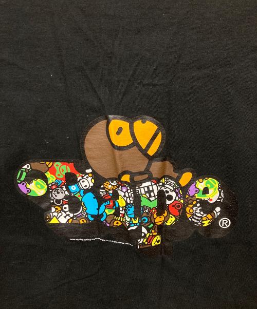 A BATHING APE（ア ベイシング エイプ）A BATHING APE (ア ベイシング エイプ) Tシャツ ブラック サイズ:XLの古着・服飾アイテム