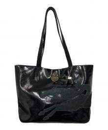 LONGCHAMP（ロンシャン）の古着「トートバッグ」｜ブラック