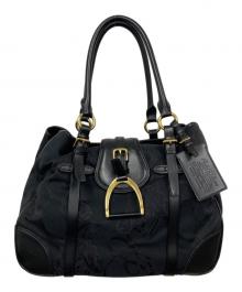 RALPH LAUREN（ラルフローレン）の古着「ハンドバッグ」｜ブラック