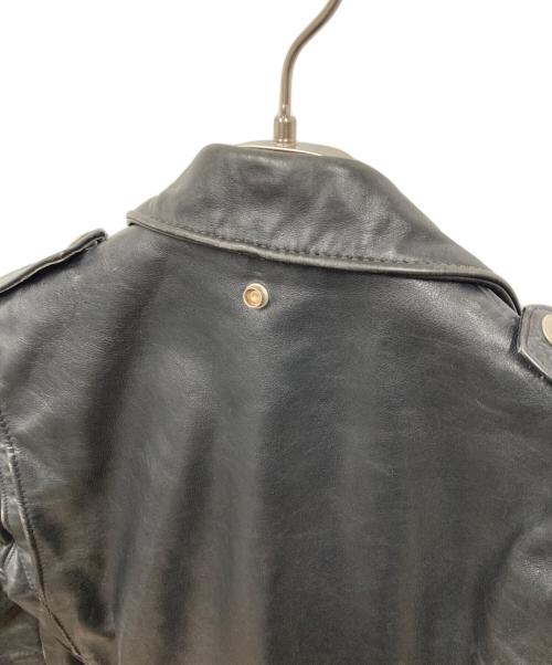 PERFECTO by Schott（パーフェクト バイ ショット）PERFECTO by Schott (パーフェクト バイ ショット) ライダースジャケット ブラック サイズ:38の古着・服飾アイテム