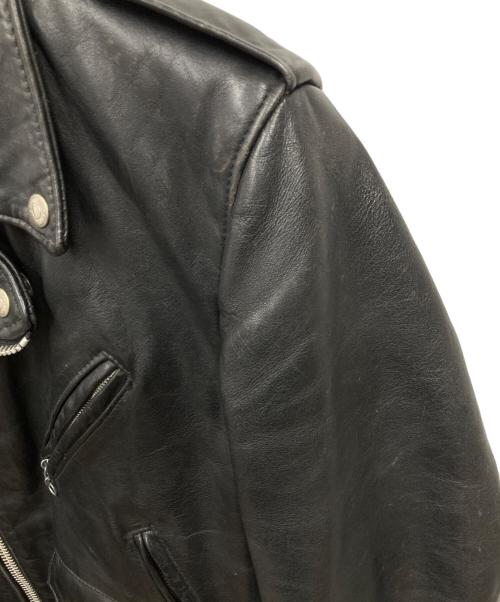 PERFECTO by Schott（パーフェクト バイ ショット）PERFECTO by Schott (パーフェクト バイ ショット) ライダースジャケット ブラック サイズ:38の古着・服飾アイテム
