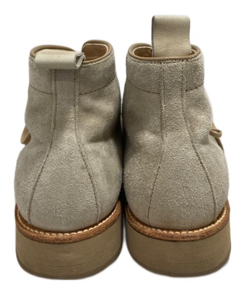 Alden（オールデン）ALDEN (オールデン) J.CREW (ジェイクルー) スウェードプレーントゥブーツ アイボリー サイズ:8の古着・服飾アイテム