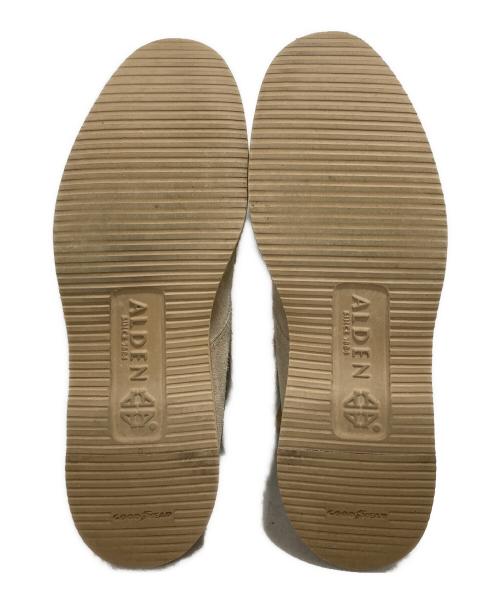 Alden（オールデン）ALDEN (オールデン) J.CREW (ジェイクルー) スウェードプレーントゥブーツ アイボリー サイズ:8の古着・服飾アイテム