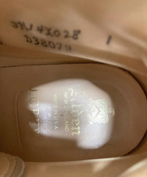 Alden（オールデン）ALDEN (オールデン) J.CREW (ジェイクルー) スウェードプレーントゥブーツ アイボリー サイズ:8の古着・服飾アイテム