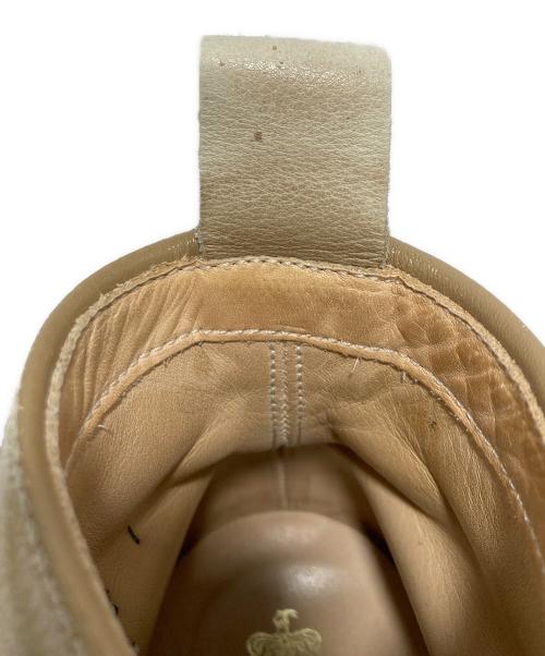 Alden（オールデン）ALDEN (オールデン) J.CREW (ジェイクルー) スウェードプレーントゥブーツ アイボリー サイズ:8の古着・服飾アイテム