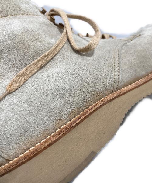 Alden（オールデン）ALDEN (オールデン) J.CREW (ジェイクルー) スウェードプレーントゥブーツ アイボリー サイズ:8の古着・服飾アイテム