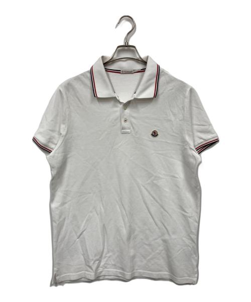 MONCLER（モンクレール）MONCLER (モンクレール) MAGLIA POLO MANICA CPRTA ホワイト サイズ:XLの古着・服飾アイテム