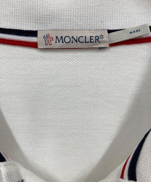 MONCLER（モンクレール）MONCLER (モンクレール) MAGLIA POLO MANICA CPRTA ホワイト サイズ:XLの古着・服飾アイテム