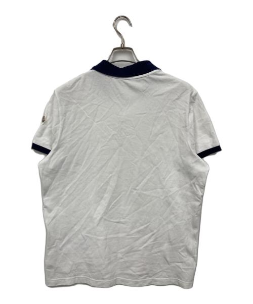 MONCLER（モンクレール）MONCLER (モンクレール) MAGLIA POLO ホワイト サイズ:XLの古着・服飾アイテム