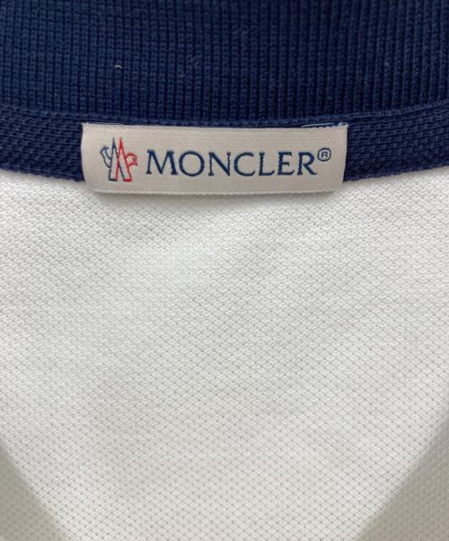 MONCLER（モンクレール）MONCLER (モンクレール) MAGLIA POLO ホワイト サイズ:XLの古着・服飾アイテム