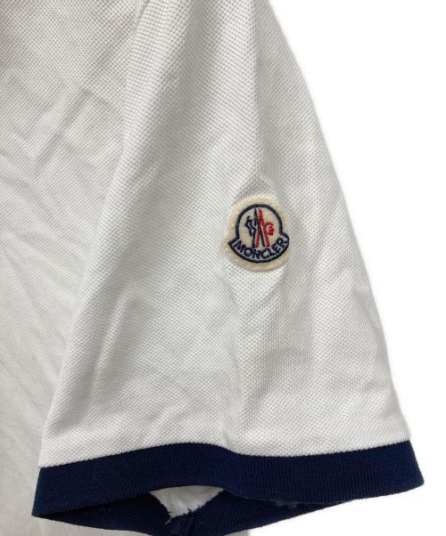 MONCLER（モンクレール）MONCLER (モンクレール) MAGLIA POLO ホワイト サイズ:XLの古着・服飾アイテム