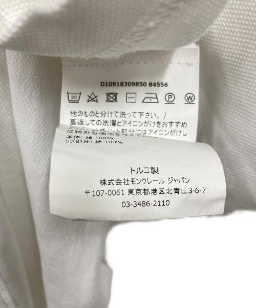 MONCLER（モンクレール）MONCLER (モンクレール) MAGLIA POLO ホワイト サイズ:XLの古着・服飾アイテム