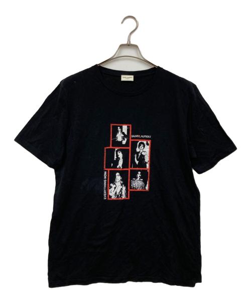 Saint Laurent Paris（サンローランパリ）Saint Laurent Paris (サンローランパリ) Tシャツ ブラック サイズ:Mの古着・服飾アイテム