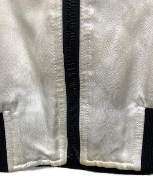 Saint Laurent Paris（サンローランパリ）Saint Laurent Paris (サンローランパリ) シルクテディジャケット ブラック サイズ:50の古着・服飾アイテム