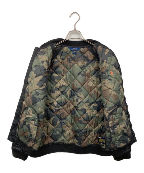 POLO RALPH LAUREN（ポロ・ラルフローレン）POLO RALPH LAUREN (ポロ・ラルフローレン) キルティングジャケット ブラック サイズ:18-20の古着・服飾アイテム