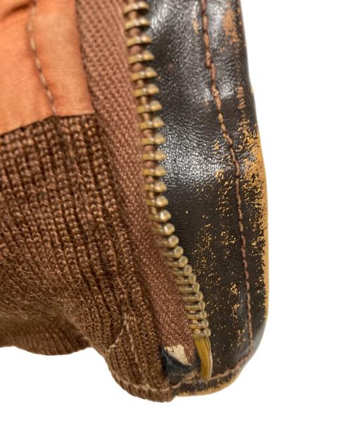 THE REAL McCOY'S（ザ・リアルマッコイズ）THE REAL McCOY'S (ザ・リアルマッコイズ) TYPE A-2レザージャケット ブラウン サイズ:36の古着・服飾アイテム