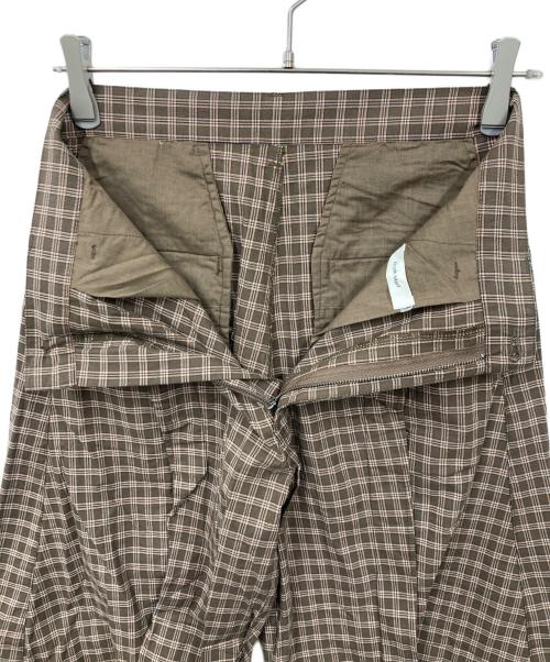 Knuth Marf（クヌースマーフ）Knuth Marf (クヌースマーフ) slit deformed pants ブラウン サイズ:XSの古着・服飾アイテム