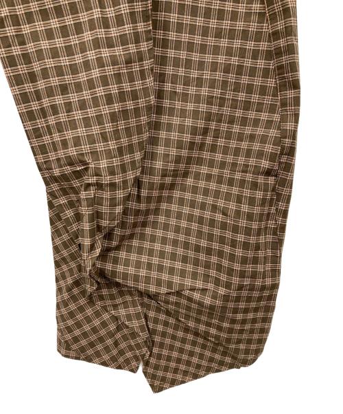 Knuth Marf（クヌースマーフ）Knuth Marf (クヌースマーフ) slit deformed pants ブラウン サイズ:XSの古着・服飾アイテム
