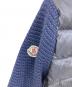 中古・古着 MONCLER (モンクレール) MAGLIONE切替ダウンジャケット ネイビー サイズ:S：32000円