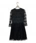 RED VALENTINO (レッドヴァレンティノ) シアーワンピース ネイビー サイズ:40：7000円