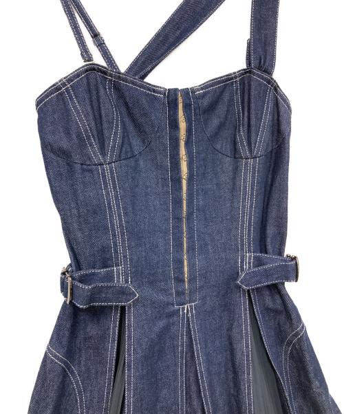 CASA FLINE（カーサフライン）CASA FLINE (カーサフライン) ワンピース インディゴ サイズ:Freeの古着・服飾アイテム