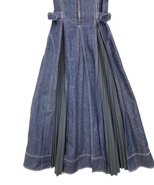 CASA FLINE（カーサフライン）CASA FLINE (カーサフライン) ワンピース インディゴ サイズ:Freeの古着・服飾アイテム