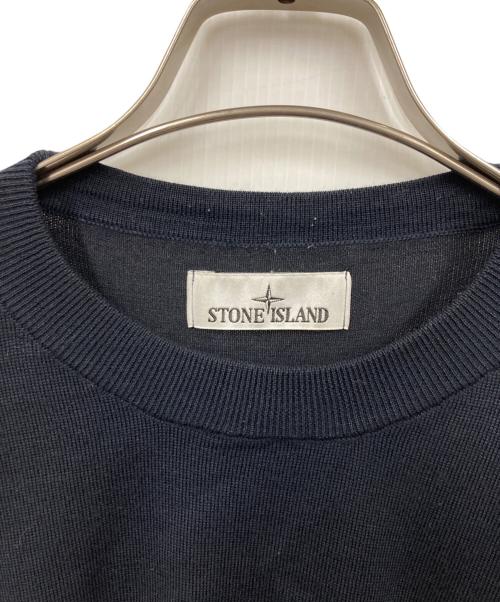 STONE ISLAND（ストーンアイランド）STONE ISLAND (ストーンアイランド) クルーネックニット ネイビー サイズ:XLの古着・服飾アイテム