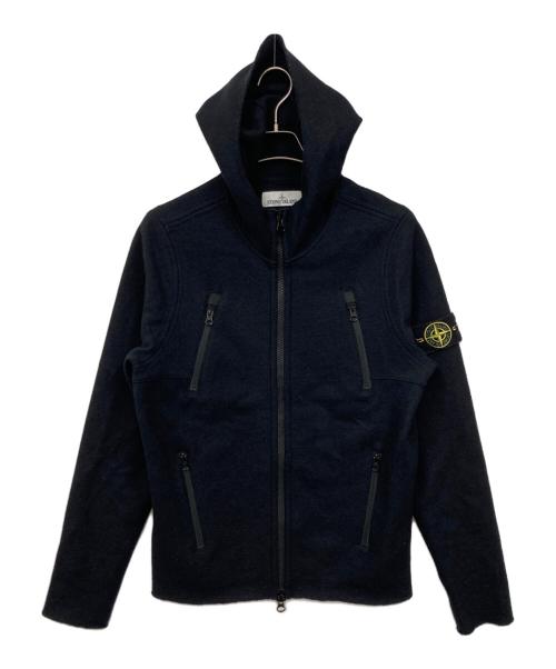 STONE ISLAND（ストーンアイランド）STONE ISLAND (ストーンアイランド) ジップパーカー ネイビー サイズ:Mの古着・服飾アイテム