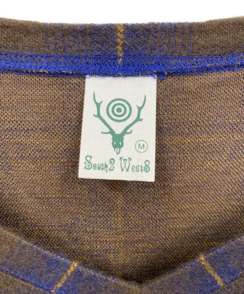 South2 West8（サウスツー ウエストエイト）south2 west8 (サウスツー ウエストエイト) ニット ブラウン サイズ:Mの古着・服飾アイテム