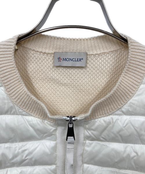 MONCLER（モンクレール）MONCLER (モンクレール) MAGLIONE TRICOT ALLA COREANA ホワイト サイズ:Mの古着・服飾アイテム