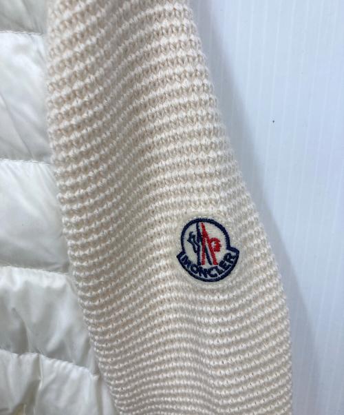 MONCLER（モンクレール）MONCLER (モンクレール) MAGLIONE TRICOT ALLA COREANA ホワイト サイズ:Mの古着・服飾アイテム