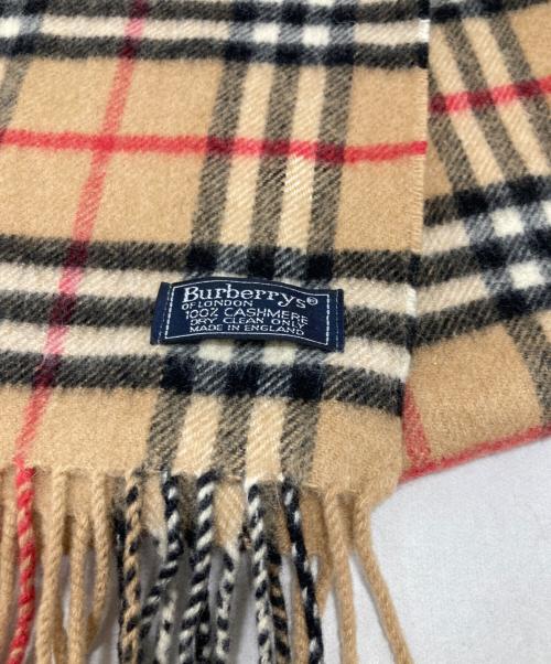 Burberry's（バーバリー）Burberry's (バーバリーズ) ノバチェックマフラー ベージュの古着・服飾アイテム