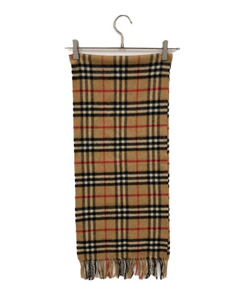 Burberry's（バーバリー）Burberry's (バーバリーズ) ノバチェックマフラー ベージュの古着・服飾アイテム