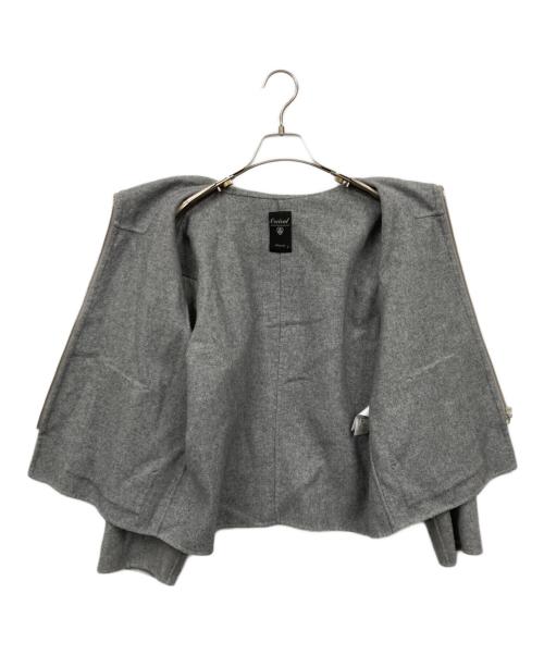 ORCIVAL（オーシバル）ORCIVAL (オーシバル) WOOL ZIP SHORT JACKET グレー サイズ:1の古着・服飾アイテム